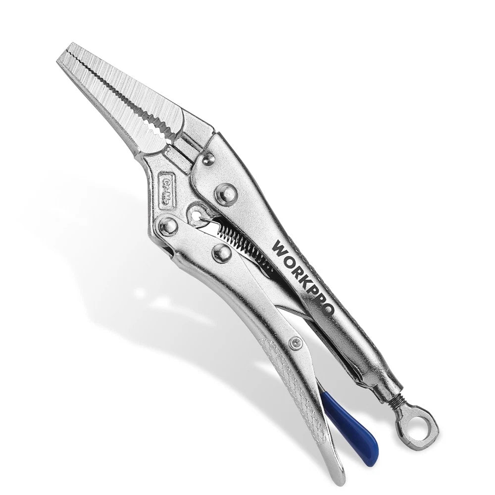 Workpro 6.5" Long Nose Locking Plier W/perforated | Built Supply Co