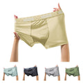 Men's Ice Silk Mesh Boxer Briefs For Comfortable And Breathable