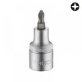 Force 341554 1/2" Dr. S2 Steel Phillip Ph4 Head Bit Socket 55mml