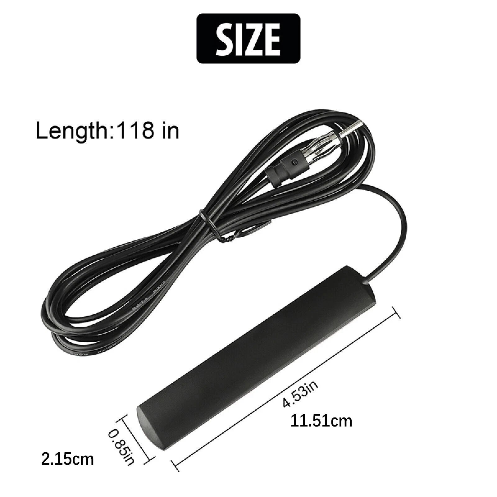 Practical Car Radio Stereo Hidden Windshield Fm Am Antenna Patch