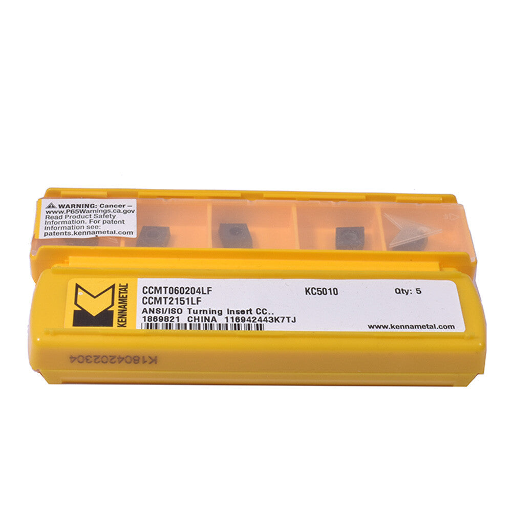 Kennametal Ccmt060204 Ccmt21. 51 Carbide Insert Kc5010 Turning Insert