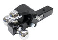Tri-ball Truck Tow Hitch Mount 1-7/8" 2" & 2-5/16" Pintle Hook W/2"