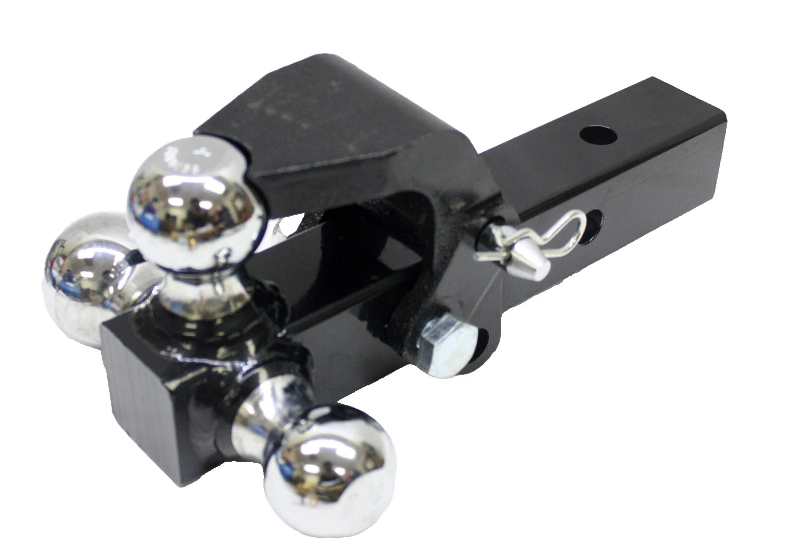 Tri-ball Truck Tow Hitch Mount 1-7/8" 2" & 2-5/16" Pintle Hook W/2"