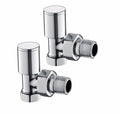 Inta 15mm Angled Radiator Valves - Pair