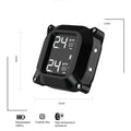 Wireless Lcd Motorcycle Tpms Tire Pressure Monitor System + 2
