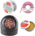 4-In-1 Welding Tool Set, Soldering Iron Tip Cleaner + 0.6Mm Solder
