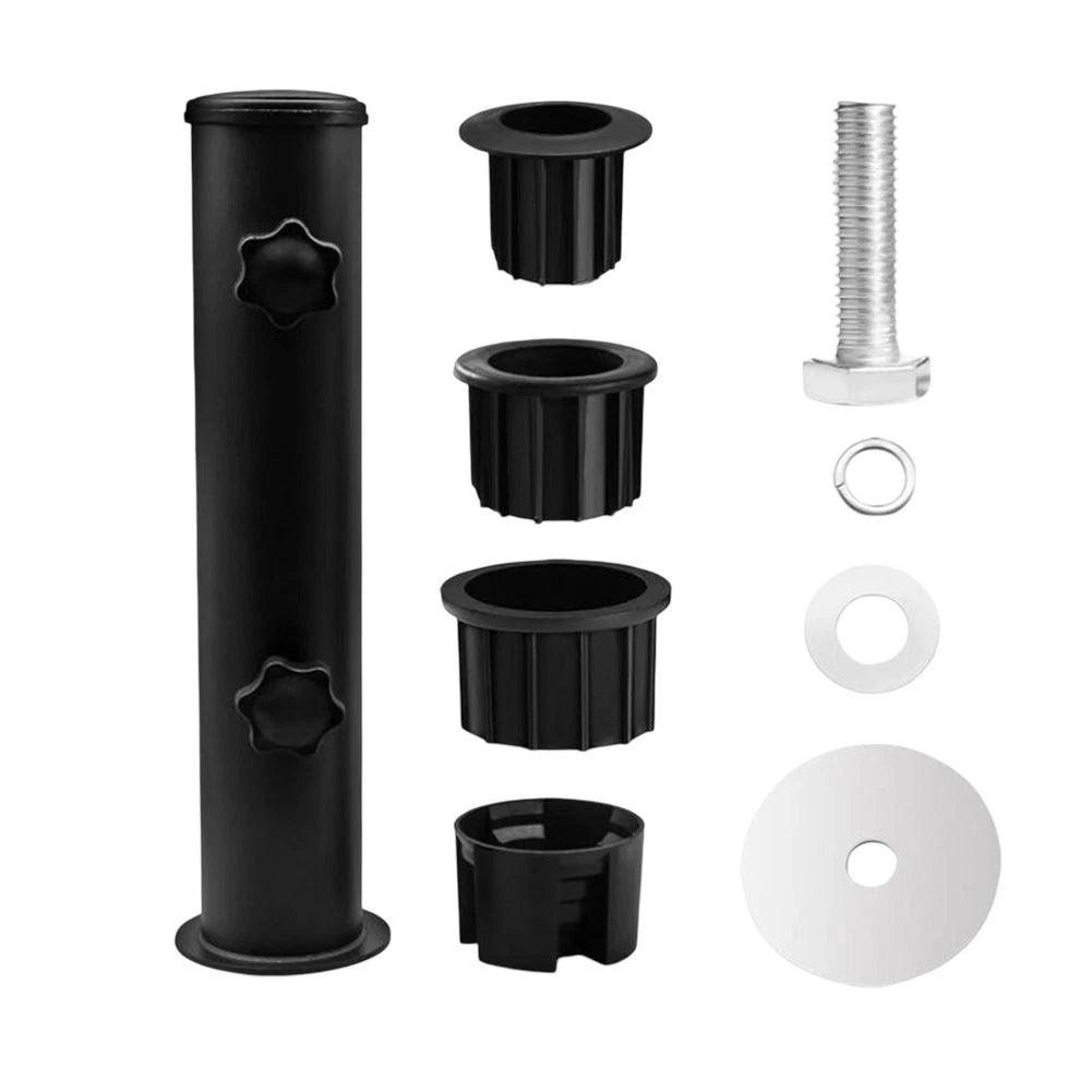 Outdoor Umbrella Holder Install Kit Robust Metal Design For Secure