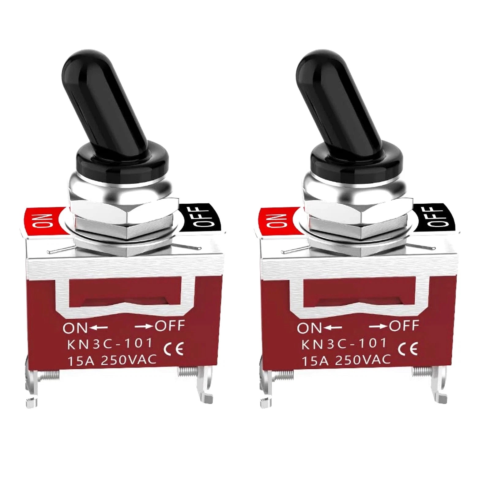 Heavy Duty Toggle Switch 30a 12vdc On/off Spst 2pin With Waterproof