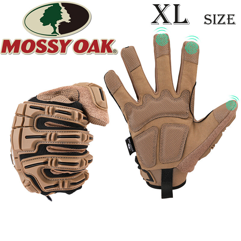 Mossy Oak Tactical Gloves Touch Screen Airsoft Army Shooting Rubber