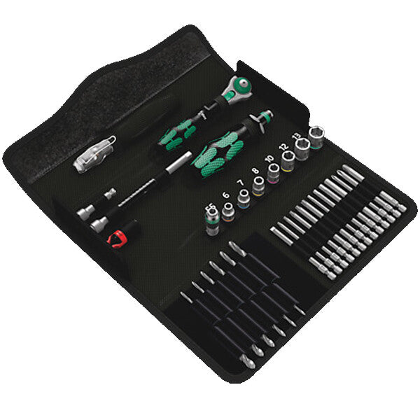Wera 135928 Kraftform Kompakt M1 Metal Tool Set 39 Piece