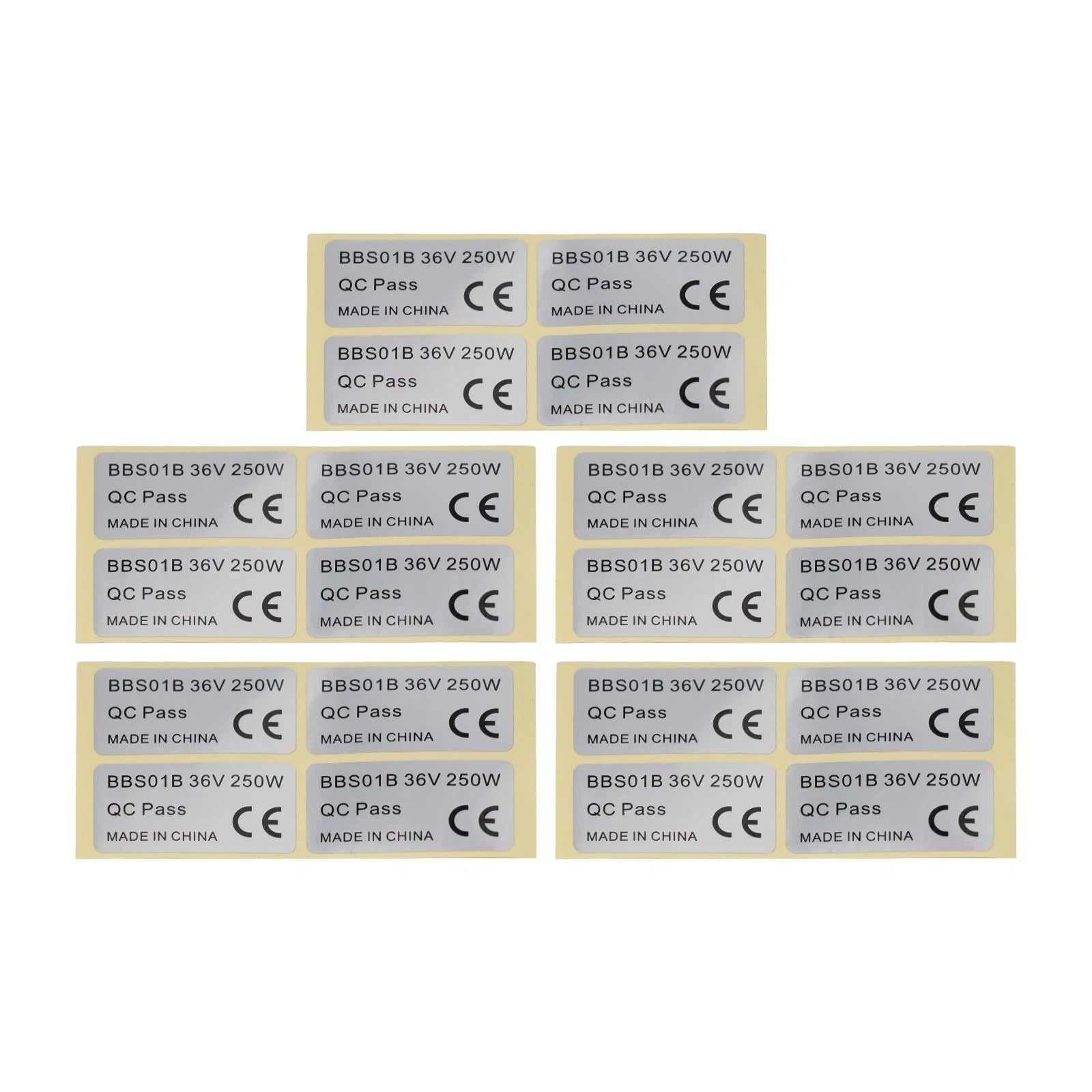 Sticker 36V 250w01/bbshd Components E-bike E-bicycle High Quality