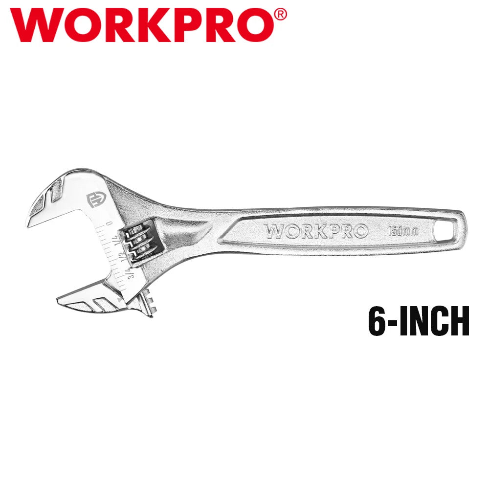 Workpro Adjustable Wrench 6" Heavy Duty Spanner | Built Supply Co