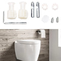 Practical Fixing Kit 1 Pair Bidet Attachments Fixing Bolts Hung Toilet