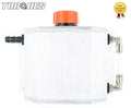 Torques 1 Litre 12MM Barbed Oil Breather Catch Tank Can Brushed