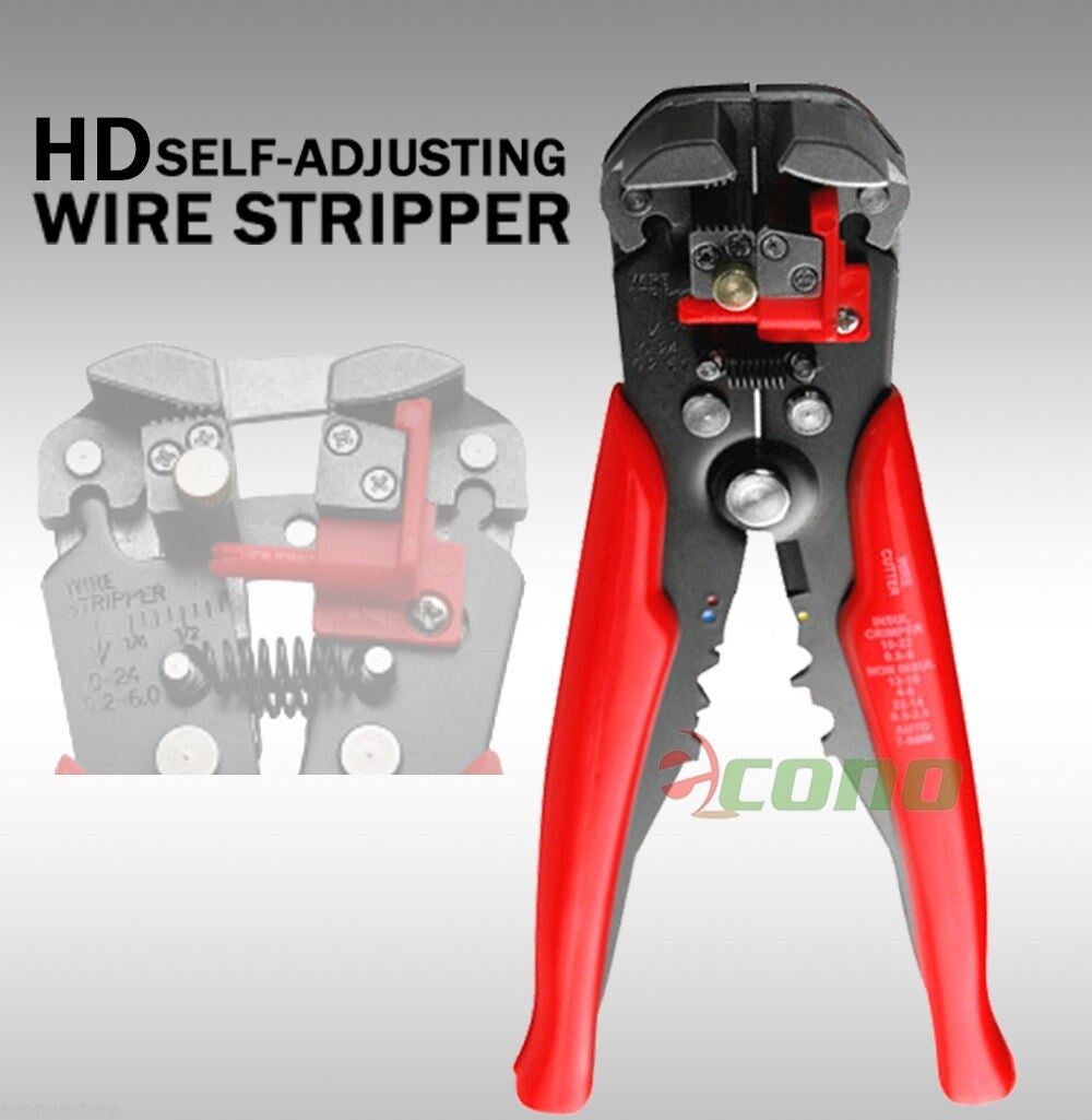 SELF ADJUSTING PLIER WIRE STRIPPER CUTTER Electric Crimping Wire Strip Tool