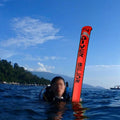 210d Nylon Inflatable Scuba Diving Smb Marker Buoy Signal Tube 72x6