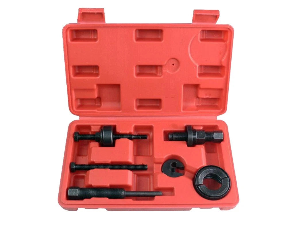 6pc Power Steering Pump Pulley Puller/Install<wbr/>er Kit for GM Ford Chrysler Engine