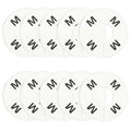 Rack Divider Size M Medium White Round Ring Sizing Hanger Retail Label
