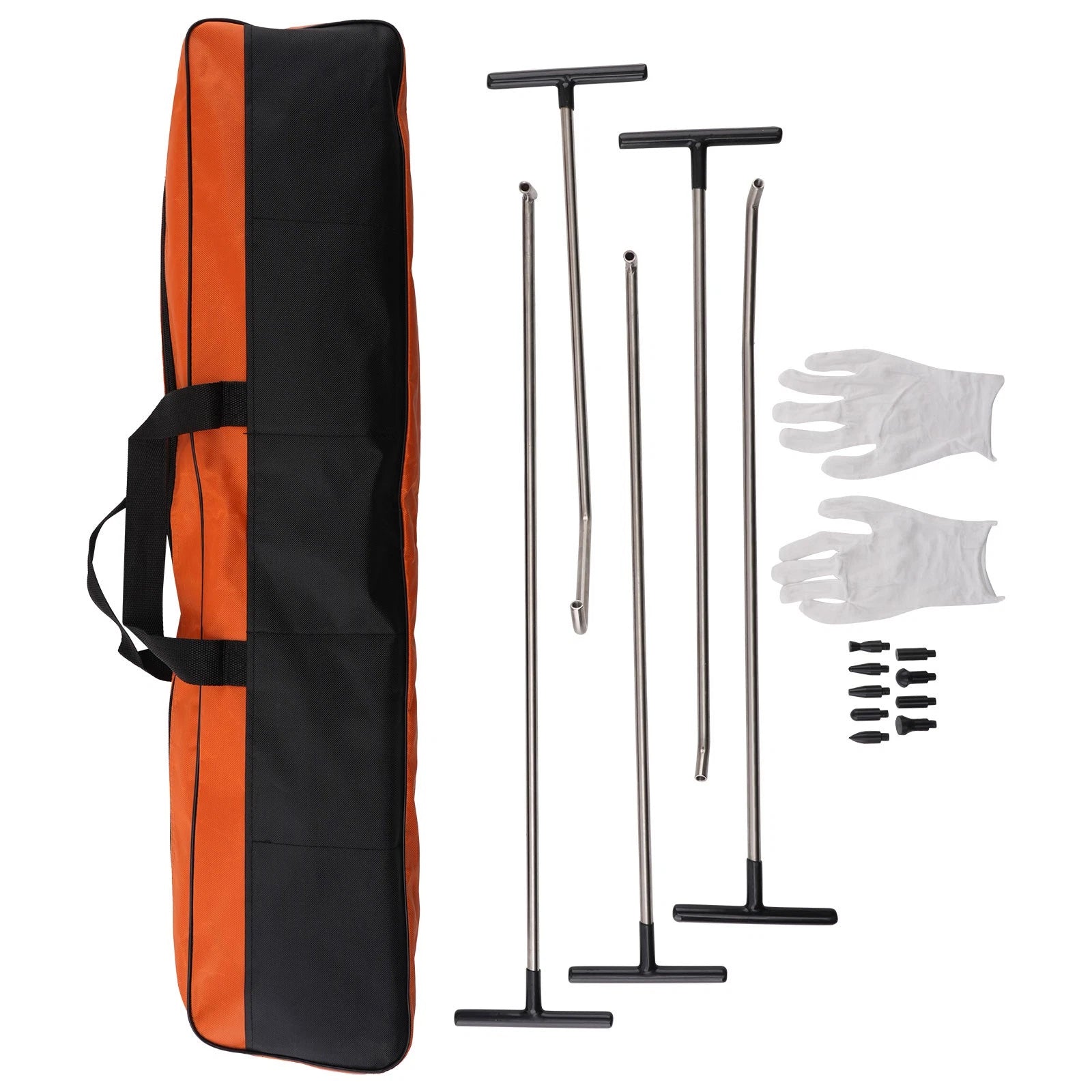 Dent Repair Tool Kit Paintless Removal Stainless Steel Rods Set Pdr