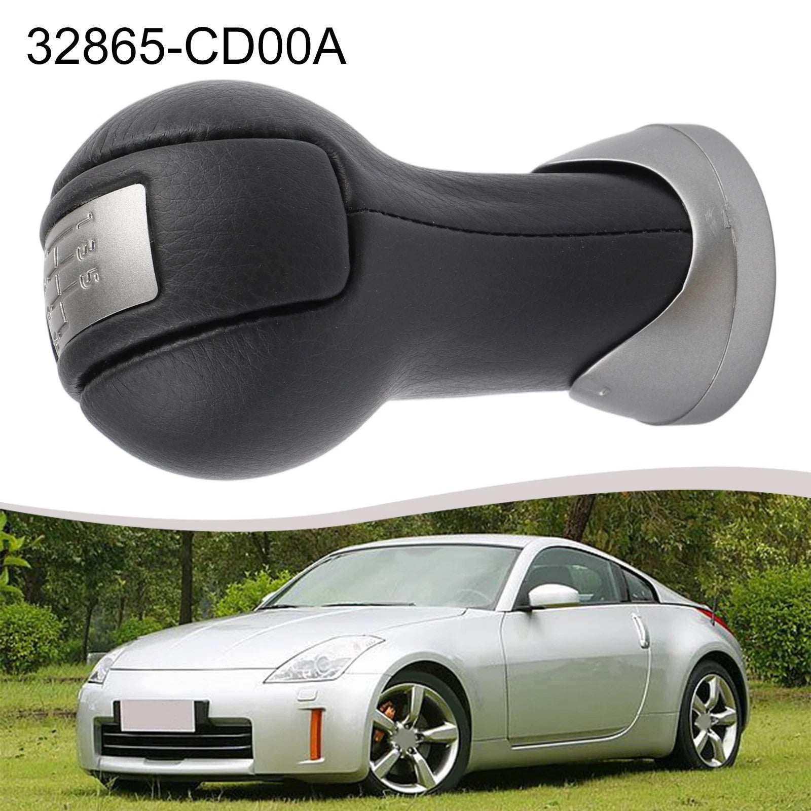 Manual 6 Speed Gear For Shift Knob Black For Infiniti For G35 Model