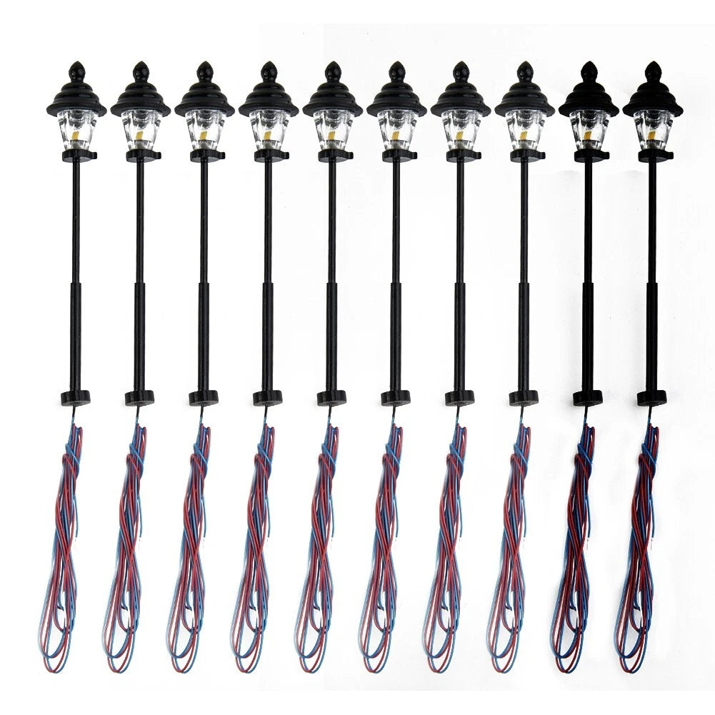 1:160 Scale Gauge Led Wall Lights Model Street Lamps Railway Lamp