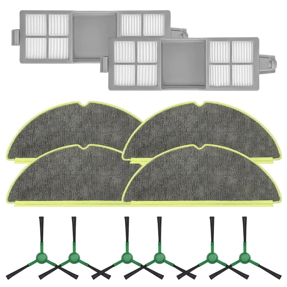 Side Brush Mop Pads And Hepa Filter Kit For Roomba 205 For