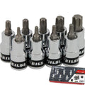 Neilsen 9pc Male Torx Bit Socket Set