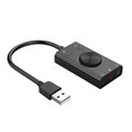 Orico Usb Sound Card For Microphone Earphone 2 In 1 With 3 Port