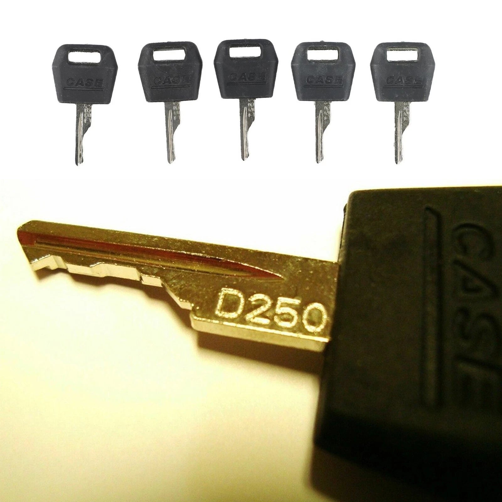 5 Keys For Case Tractor Models 1964831c2 Works With 3394 4494 5120