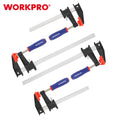 Workpro 4-Pack 6" & 12" Steel Bar Clamps by Workpro