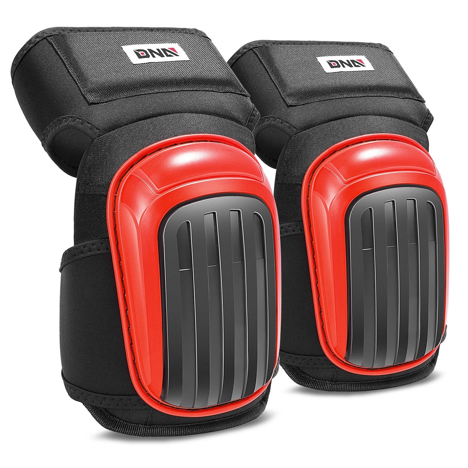 Pair Tpr Shell Fully Cover Eva Foam Adjustable Fitting Straps Knee