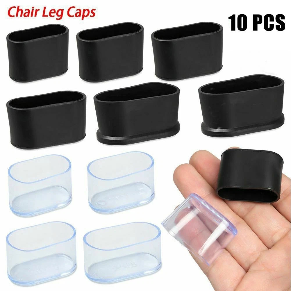 Oval Covers Chair Leg Cap Furniture Garden Home Supplies Office Rubber
