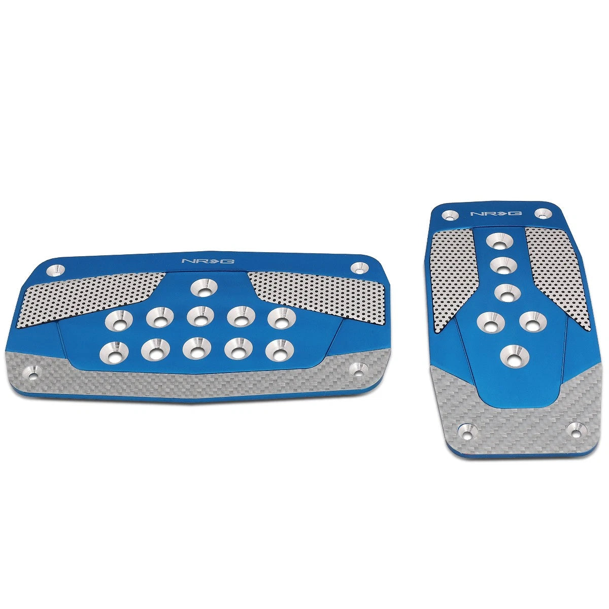 Nrg Innovations Pdl-450bl Aluminum At Foot Pedal Cover Plates Carbon