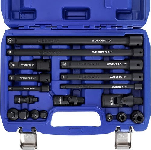 WORKPRO 18-Piece Impact Socket Extension Set by WORKPRO