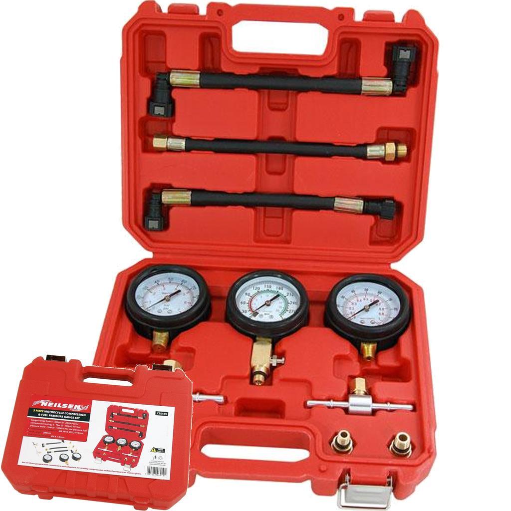 Neilsen Fuel Pressure Tester Kit