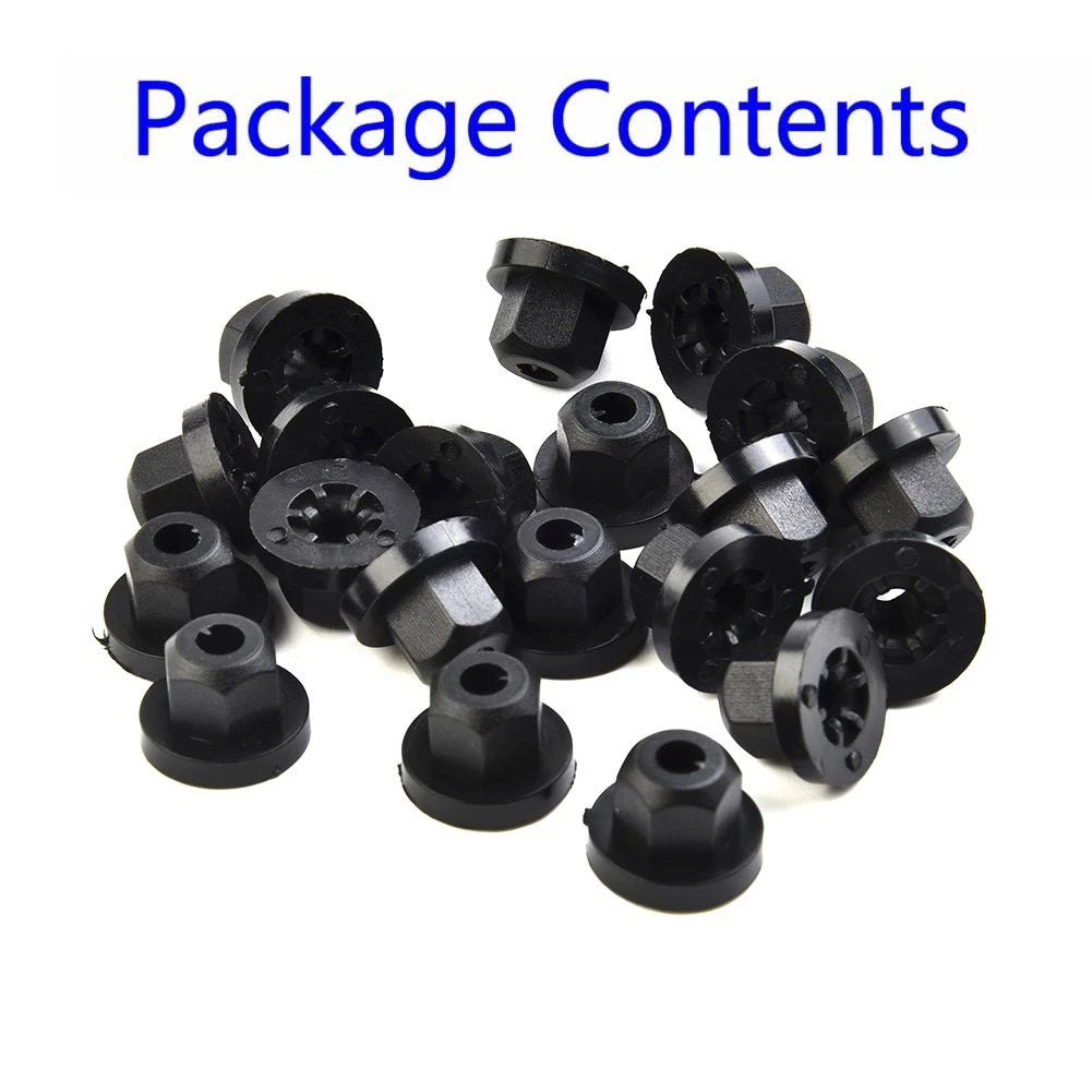 For Plastic Nut With Ring 4.5mm Hole Blacknylon E46 | Built Supply Co