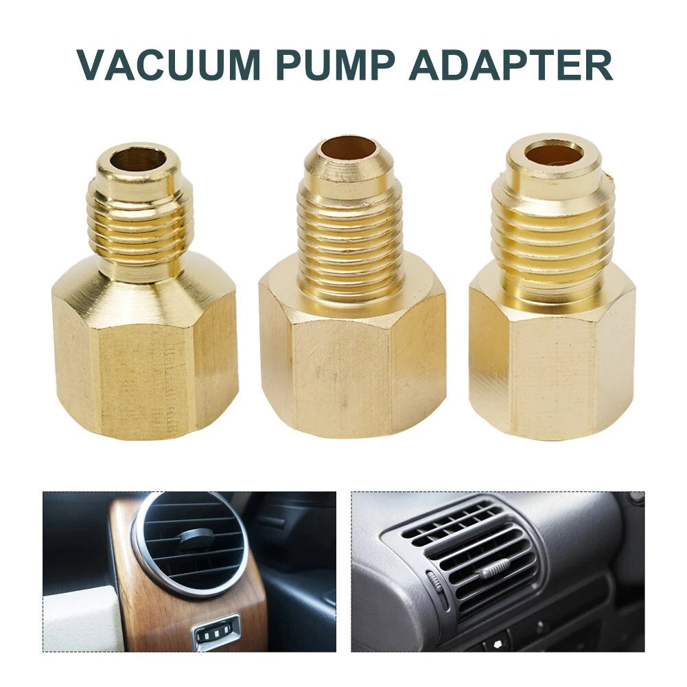 Adapter Vacuum Pump Hvac Pump R12 R410a For Service Straight System