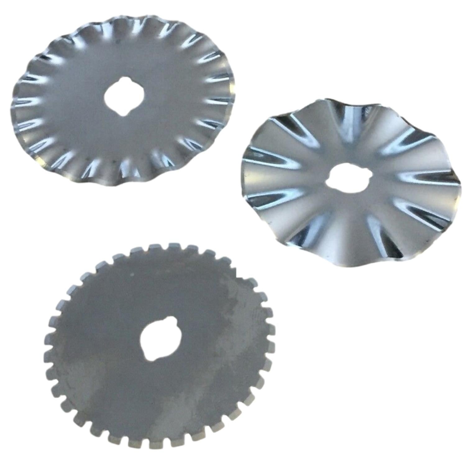 45mm Rotary Craft Blades Pinking, Wave, Perforation