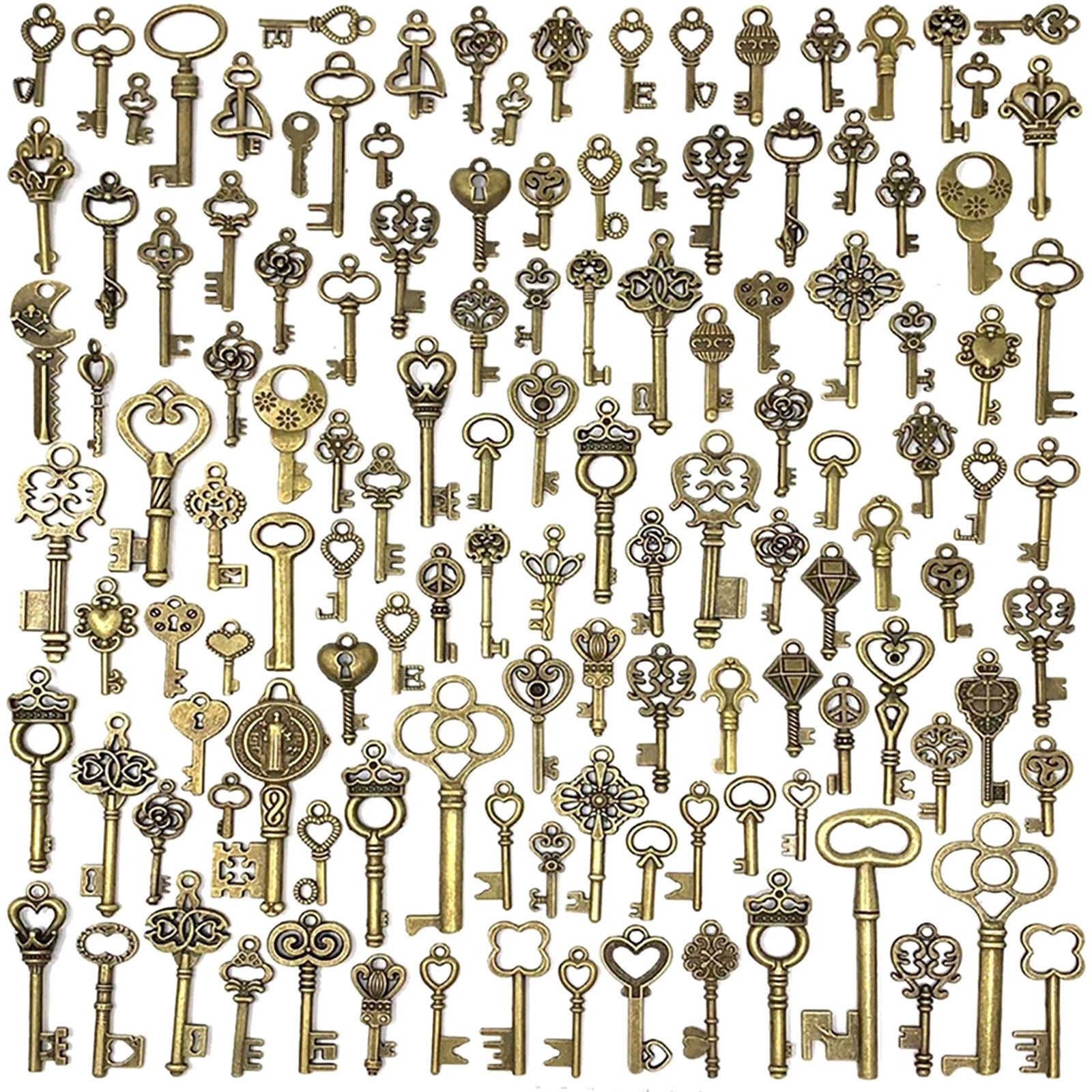 125pack Vintage Style Antique Skeleton Furniture Cabinet Old Lock