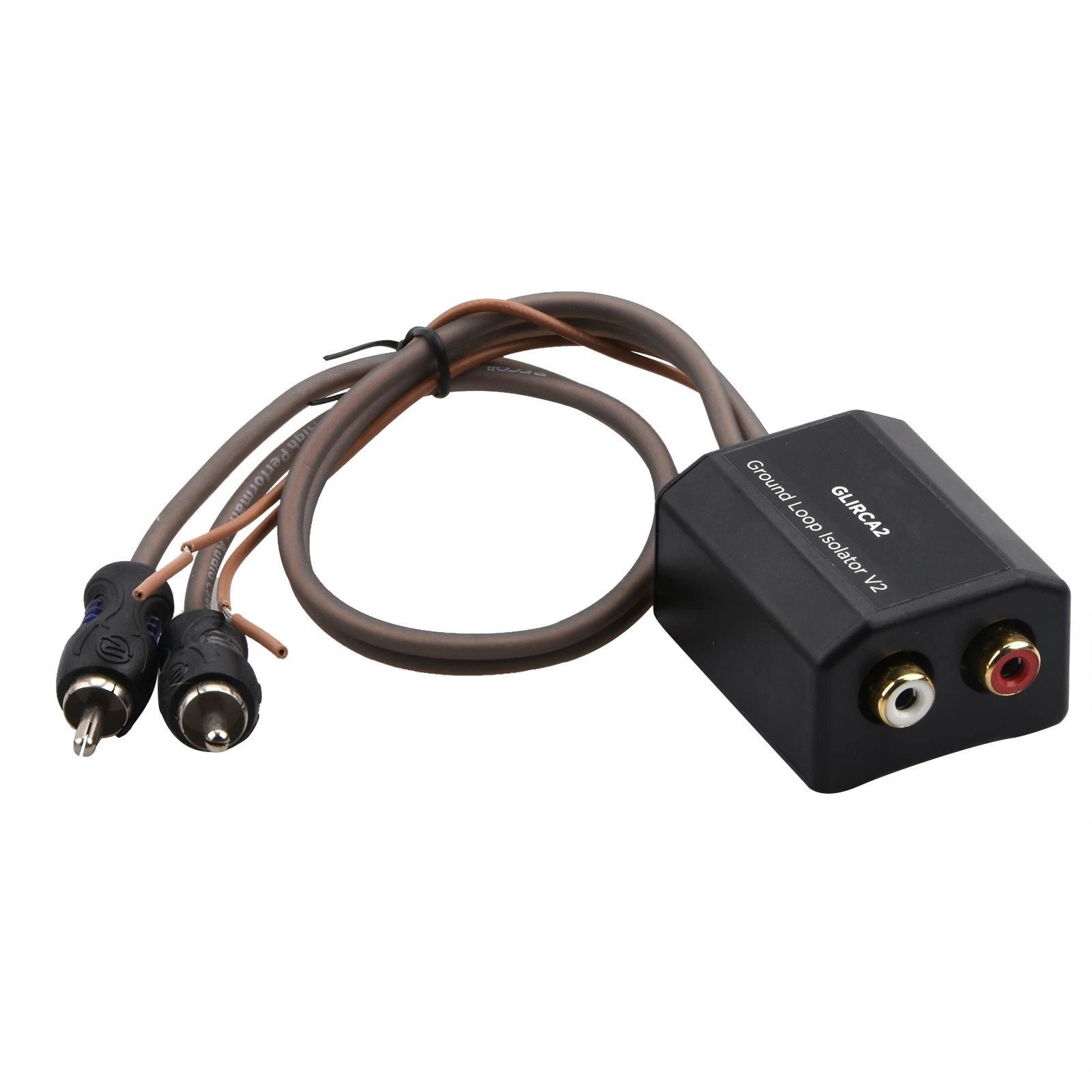 2-channel Rca Ground Loop Isolator For Audio Signals Eliminate Noise