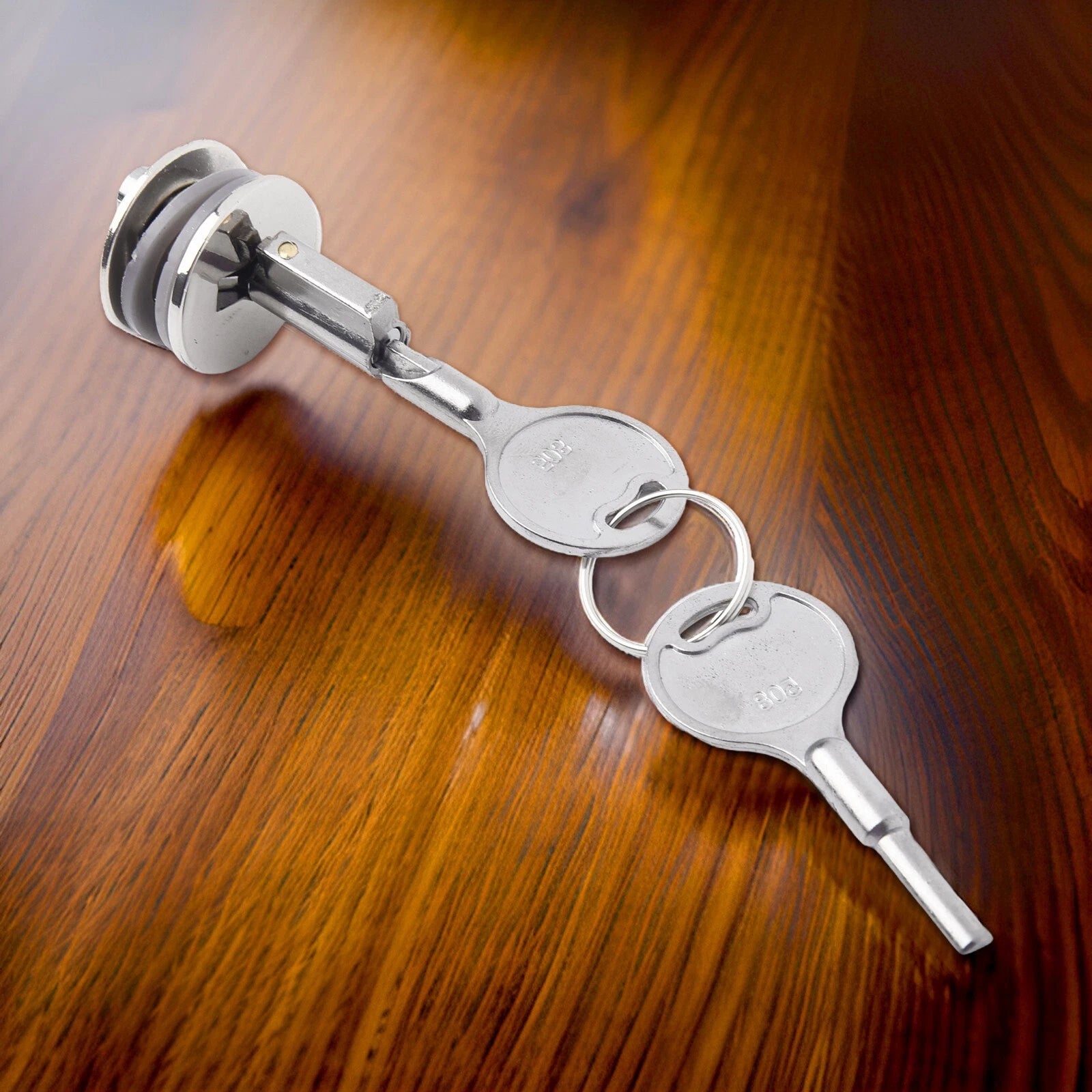 Premium Glass Door Lock With Keys For Display Cases And Filing