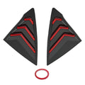 Car Window Side Louvers for Honda Civic Sedan 2022-2024 Painted ABS