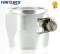 AN -24 (AN24) 44mm Silver Fuel Hose Clamp Finishers - For hose with