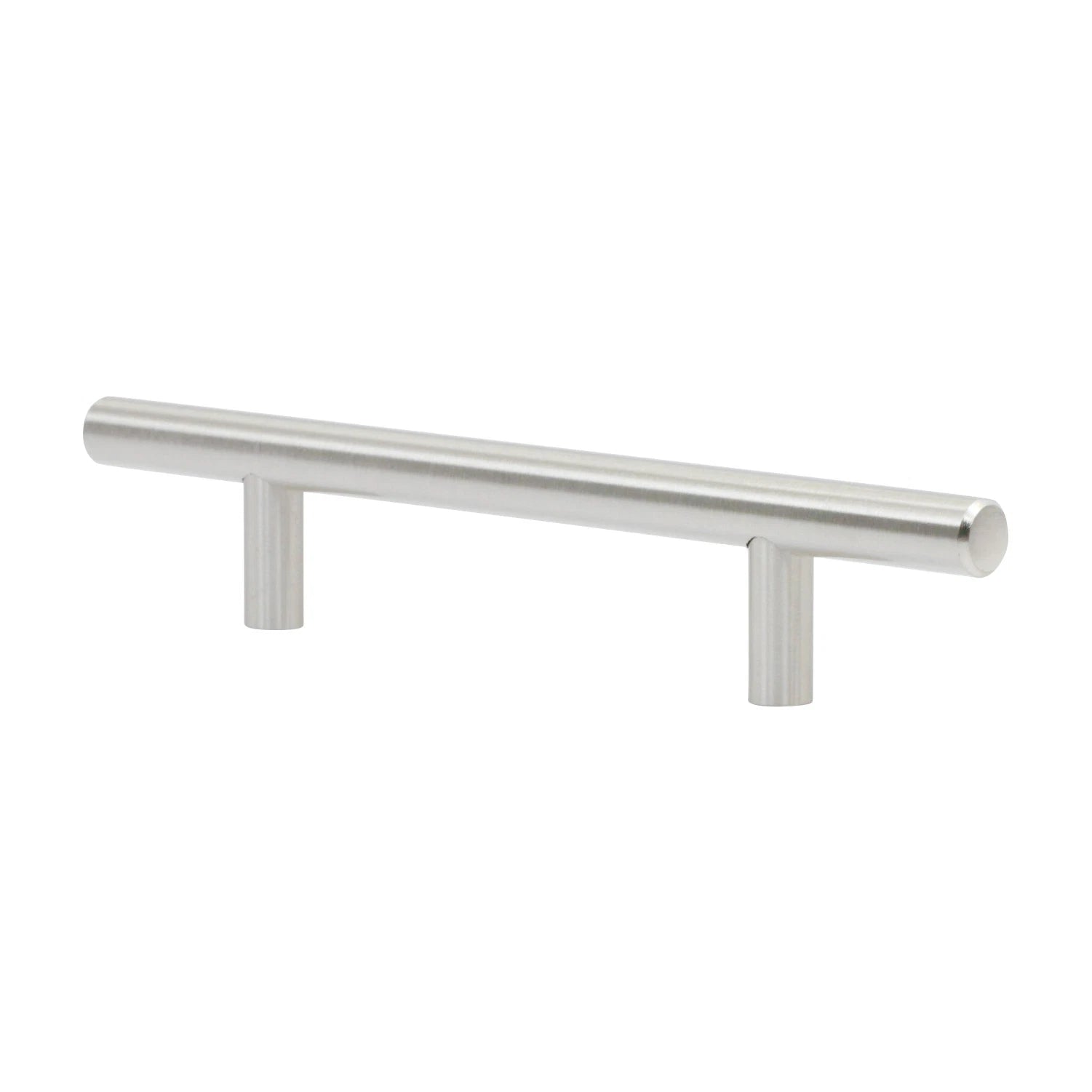 Modern Bar 4-1/4" Brushed Nickel Kitchen Cabinet Dresser Pull Handle
