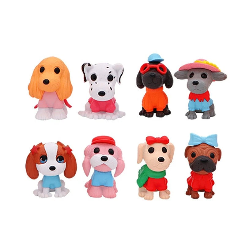 Mini Puppy Dog Cute Car Decoration Simulation Christmas Gift Home