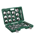 31PC Oil Filter Socket Cup Set & Adjustable Wrench Removal Tool