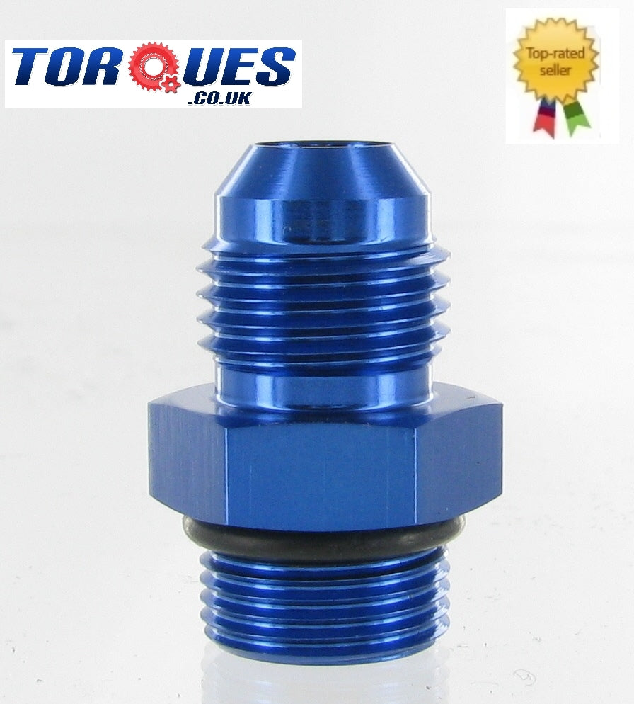 AN -6 (AN6 AN 06) to 9/16" x 24 UNEF Straight Adapter Holley