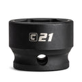 Capri Tools Stubby Impact Socket, 3/8 In. Drive, 6-point, Metric 8 To