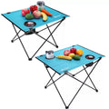 VILLEY Large/Small Folding Camping Table Lightweight Portable Beach Tables w/Bag