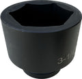 1" Drive 3-1/4" SAE Jumbo Deep Impact Socket 6 Point Cr-Mo Machinery HD Socket